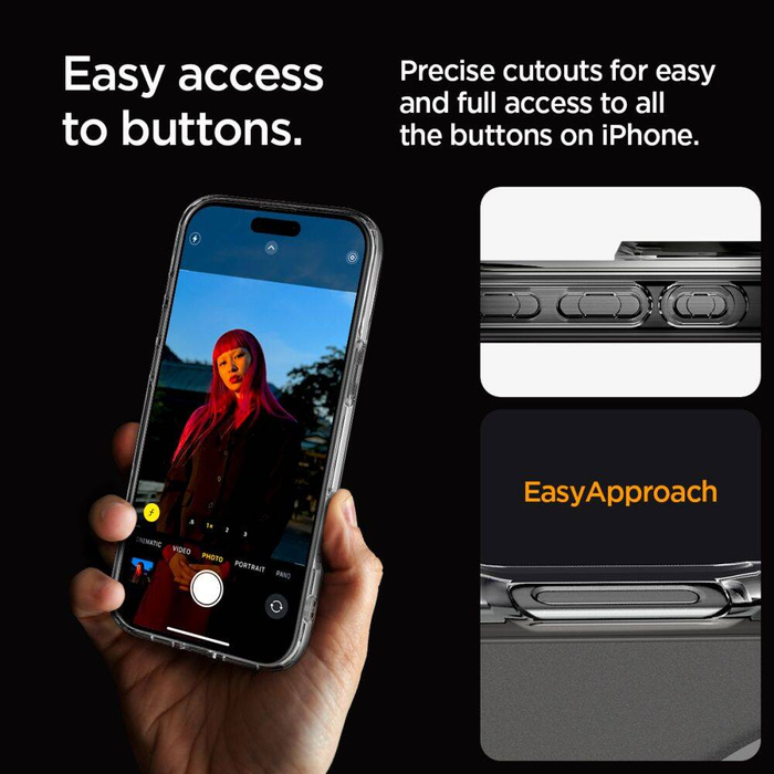 ETUI SPIGEN ULTRA HYBRID MAG MAGSAFE IPHONE 16 PRO FROST CLEAR