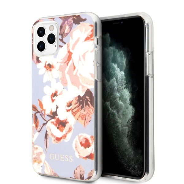 Etui GUESS Apple iPhone 11 Pro Max N°2 Flower Collection Liliowy Case