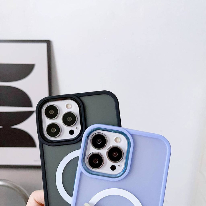Etui Magnetyczne etui Color Matte Case do iPhone 15 - różowe Case