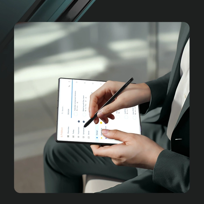 Etui Nillkin Flex Pure Fold na Samsung Galaxy Z Fold 7 z miejscem na S Pen - czarne