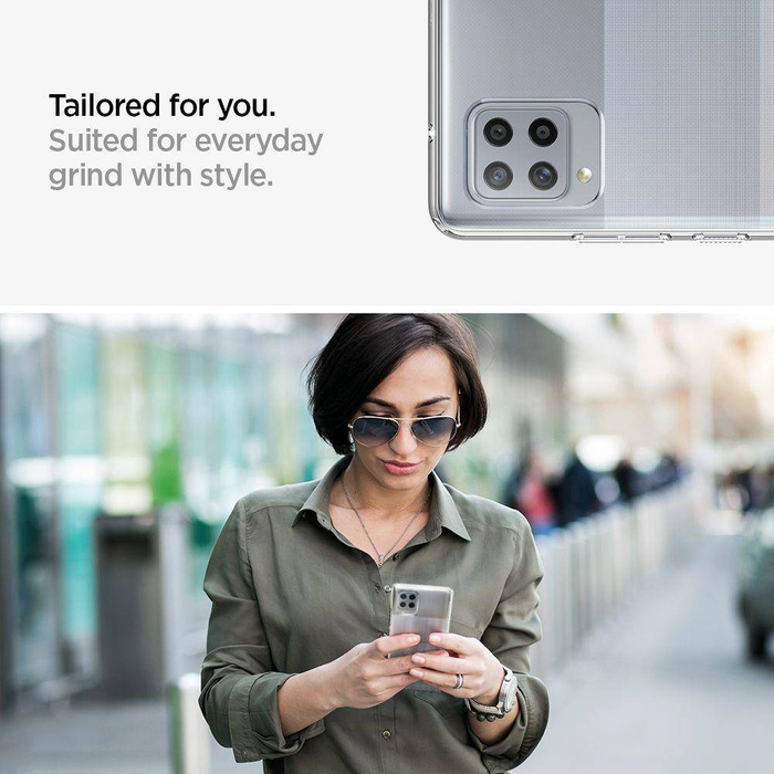 Etui SPIGEN Galaxy A42 5G Liquid Crystal Clear Przeźroczyste Case