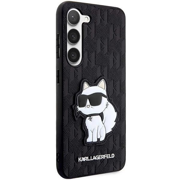 Etui Karl Lagerfeld KLHCS23MSAKLHCPK S23 Plus S916 hardcase czarny/black Saffiano Monogram Choupette Case