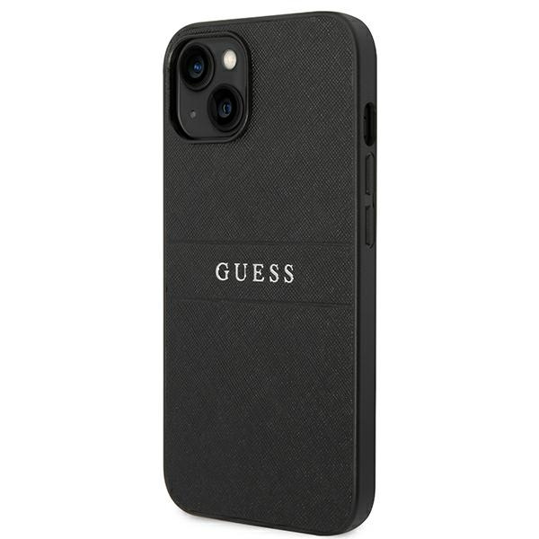 Etui GUESS Apple iPhone 14 Plus Saffiano Strap Czarny Case
