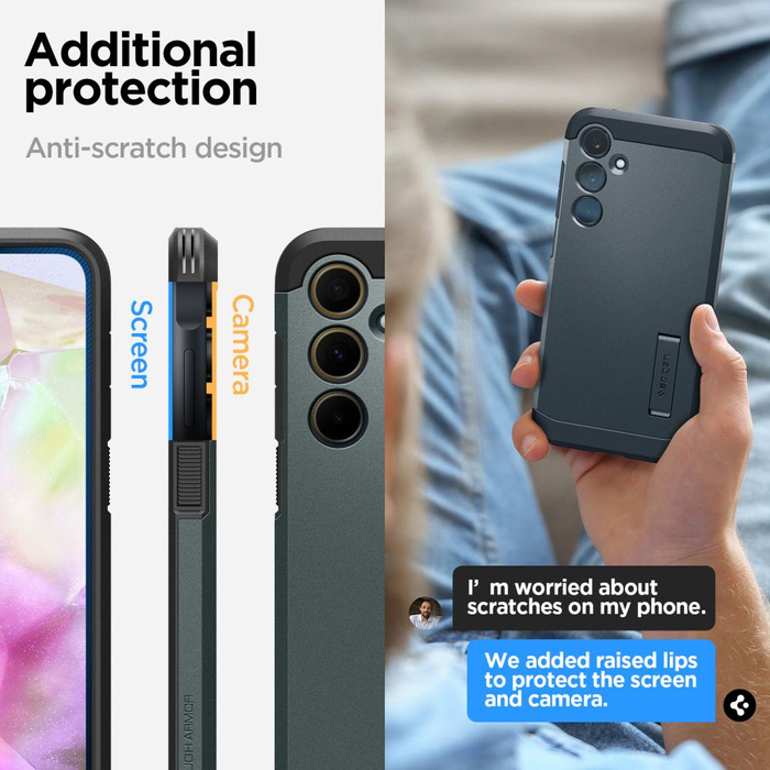 Etui Spigen Tough Armor Samsung Galaxy A35 5g Abyss Green Case