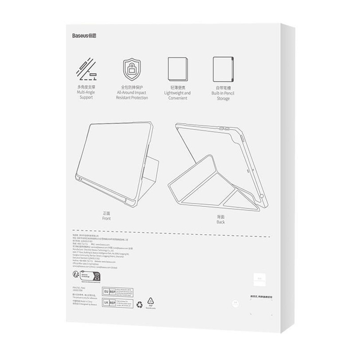 Etui ochronne do iPad 10.2" Baseus Minimalist (fioletowe)