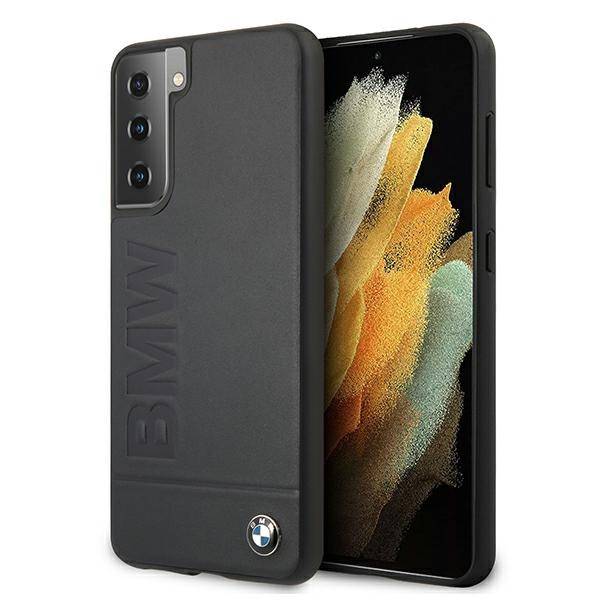 Etui BMW Samsung Galaxy S21 Plus Signature Logo Imprint BMHCS21MSLLNA Granatowy Hardcase