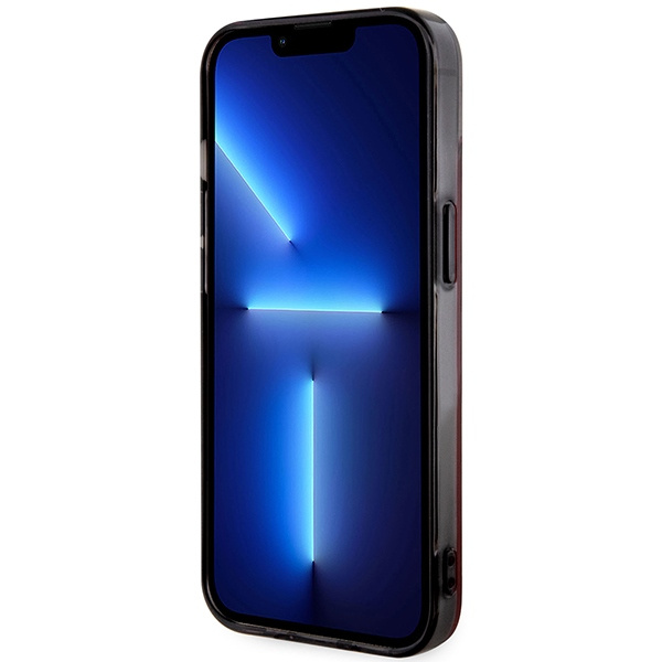 Etui Ferrari FEHMP14SURKR iPhone 14 6,1" czerwony/red hardcase Translucent Magsafe Case