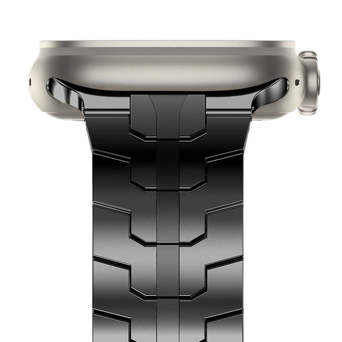 Pasek Tech-protect Stainless Line Apple Watch 4 / 5 / 6 / 7 / 8 / 9 / Se / Ultra 1 / 2 (42 / 44 / 45 / 49 Mm) Black