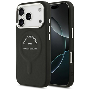 Etui Karl Lagerfeld Karl RSG Logo        MagSafe do iPhone 17 Pro Max czarny