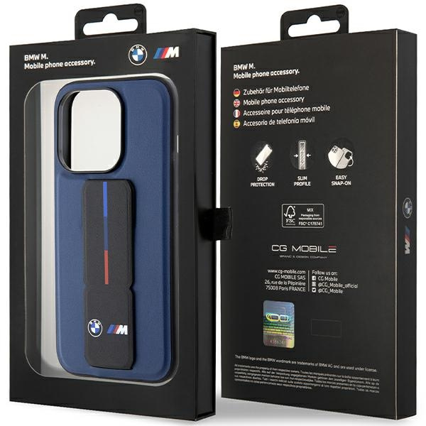 Etui Bmw Bmhcp15lgspbiv Iphone 15 Pro 6.1" Granatowy/navy Hardcase M Grip Stand Bicolor Case