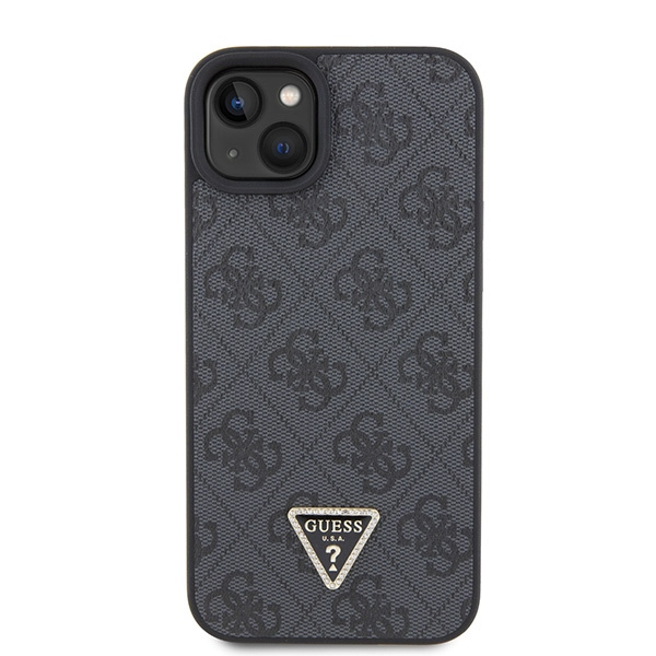 Etui Guess GUHCP15SP4TDSCPK iPhone 15 6.1" czarny/black hardcase Crossbody 4G Metal Logo Case