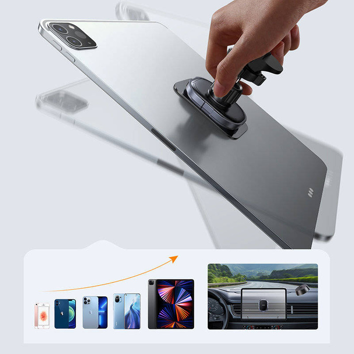 Joyroom uchwyt samochodowy magnetyczny do telefonu na kratkę wentylacyjną szary (JR-ZS311)