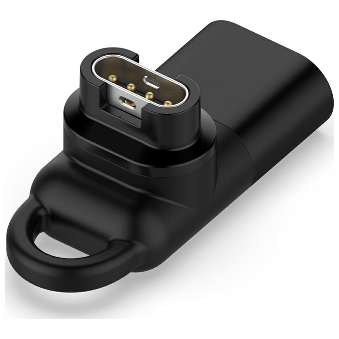 Adapter USB-C Beline do ładowania        zegarków Garmin czarny