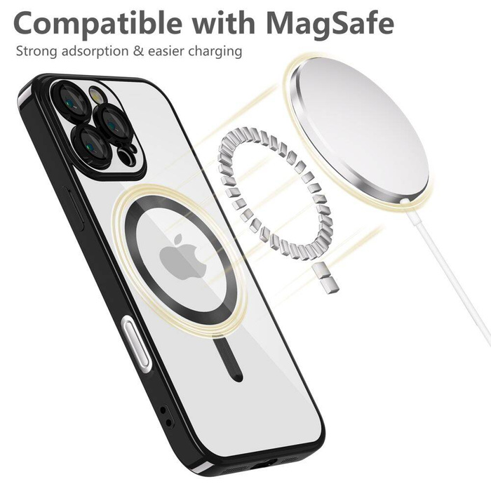 ETUI TECH-PROTECT MAGFLEX MAGSAFE IPHONE 16 PRO MAX SHINY BLACK