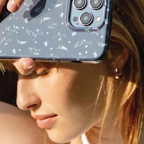 Etui UNIQ etui Coehl Prairie iPhone 15 Pro 6.1"  granatowy/lavender blue Case