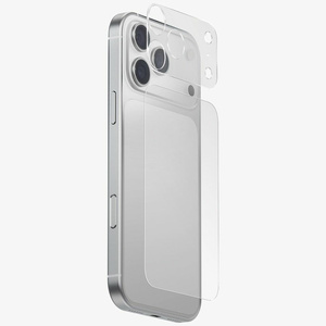 Ochrona modułu aparatu i tylnego panelu  UNIQ Optix Aeroshield+ Camera Module Protector do iPhone 17 Pro przezroczysty