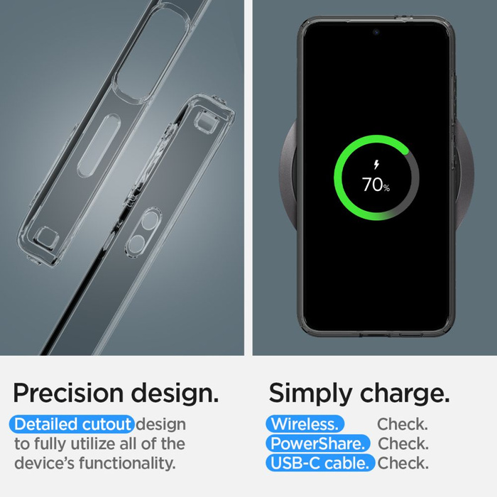 Etui Spigen Liquid Crystal Samsung Galaxy S24 Space Crystal Case