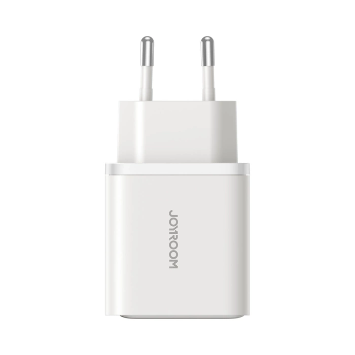 Ładowarka Joyroom JR-TCF15 sieciowa USB-C / USB-A 30W - biała