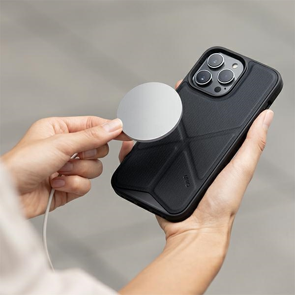 UNIQ etui Transforma iPhone 14 Plus 6,7" Magclick Charging niebieski/electric blue