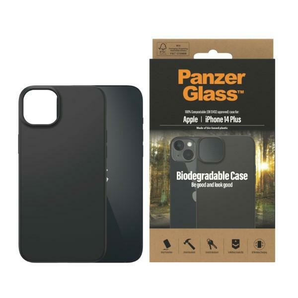 Etui PanzerGlass Biodegradable Case iPhone 14 Plus 6,7" czarny/black 0419