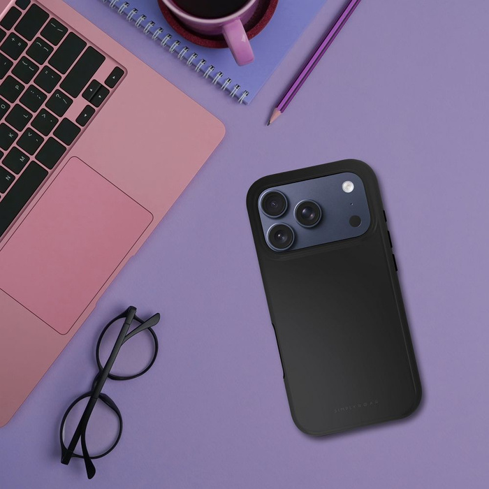 ROAR futerał RAINBOW BUMPER kompatybilny z MagSafe do IPHONE 15 czarny