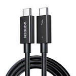 Ugreen kabel przewód USB C (męski) - USB C (męski) Thunderbolt 4 100W / 8K 60Hz / 40Gb/s 0.8m czarny (US501)