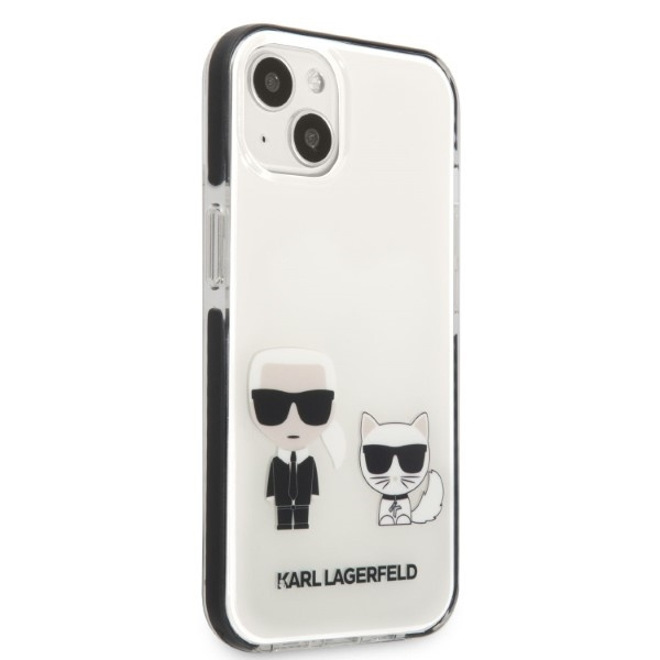 Etui Karl Lagerfeld Klhcp13stpekcw iPhone 13 Mini 5,4" Hardcase Biały/white Karl&choupette Case