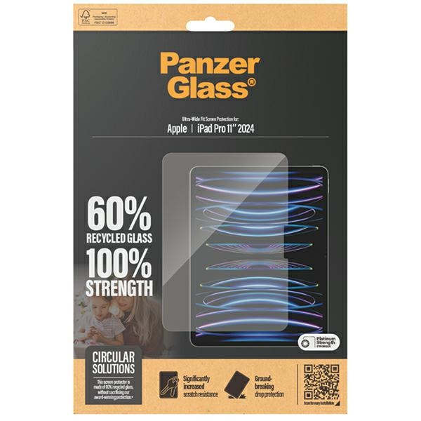 PanzerGlass Ultra-Wide Fit Apple iPad Pro 2024 11" Screen Protection 2831