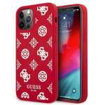 Etui GUESS Apple iPhone 12 Pro Max Peony Collection Czerwony Hardcase