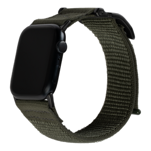 UAG Active - uniwersalny nylonowy pasek do Apple Watch 49mm/45mm/44mm/42mm (Apple Watch seria: 1-3 r.42, 4-8, SE, Ultra r.45) (foliage green)