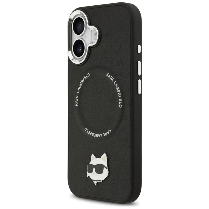 Etui Karl Lagerfeld Choupette Pin        MagSafe do iPhone 17 czarny