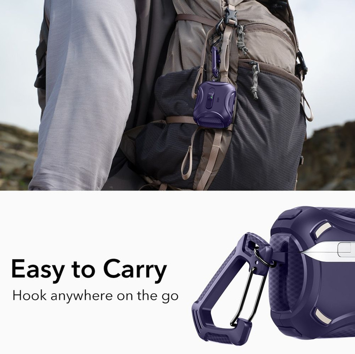 ESR CYBER FLICKLOCK HALOLOCK MAGSAFE APPLE AIRPODS PRO 3 PURPLE