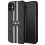 Etui Guess GUHMN61P4RPSK iPhone 11 / Xr czarny/black hardcase 4G Printed Stripes MagSafe Case
