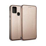 Beline Etui Book Magnetic Samsung A21sA217 różowo-złoty/rose gold