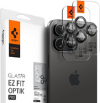 OSŁONA APARATU SPIGEN IPHONE 14 PRO / MAX / 15 PRO / MAX / 16 PRO / MAX / 17 PRO / MAX OPTIK.TR ”EZ FIT” 2-PACK BLACK