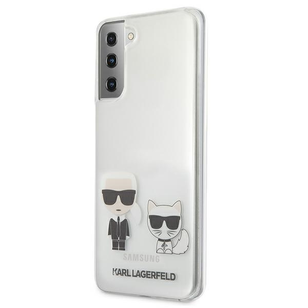 Etui KARL LAGERFELD Samsung Galaxy S21 Plus Karl & Choupette Bezbarwny Hardcase
