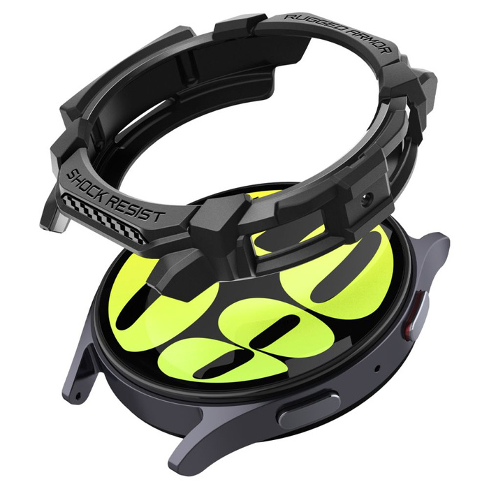 ETUI SPIGEN RUGGED ARMOR SAMSUNG GALAXY WATCH 7 (44 MM) MATTE BLACK