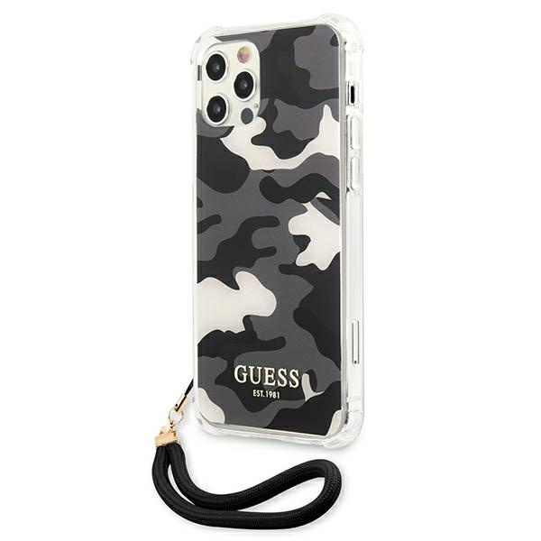 Etui GUESS Apple iPhone 12 Pro Max Camo Collection Czarny Hardcase