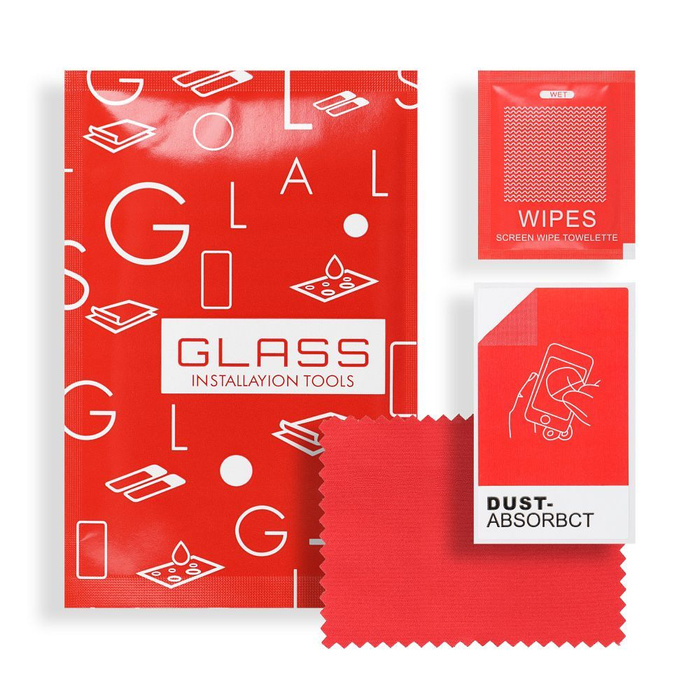 Szkło hartowane na aparat do iPhone 16e Forcell Premium czarny 0INT