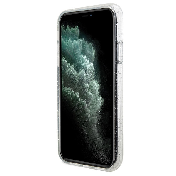 Etui Karl Lagerfeld KLHMN61HGKCNOT iPhone 11 / Xr 6.1" transparent hardcase Karl&Choupette Glitter MagSafe Case