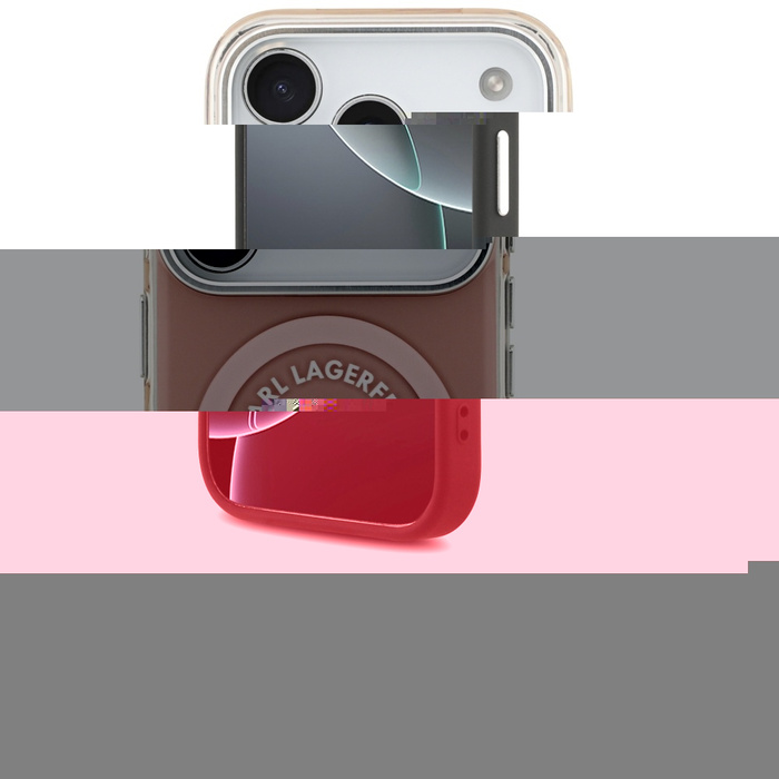 Etui Karl Lagerfeld IML Karl RSG Logo    MagSafe do iPhone 17 Pro różowy