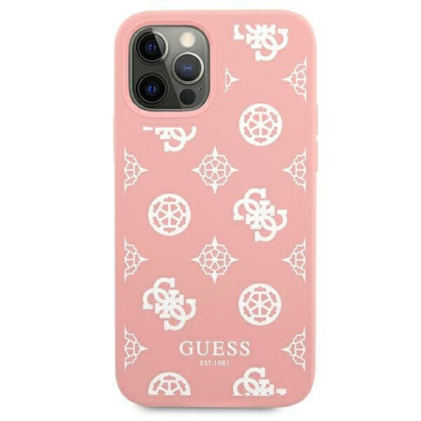 Etui GUESS Apple iPhone 12 Pro Max Peony Collection Różowy Hardcase