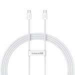 Kabel Baseus Superior Series ll USB-C - USB-C 30W 480Mb/s 2m - biały