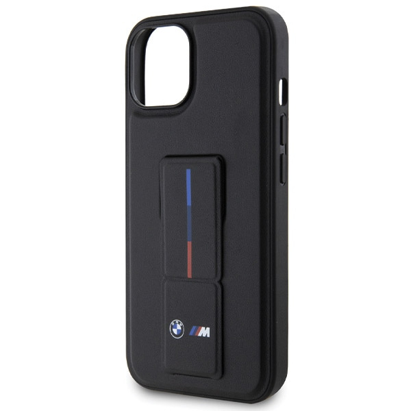 Etui BMW BMHCP15S22GSLK iPhone 15 / 14 / 13 6.1" czarny/black hardcase Grip Hot Stamp Case