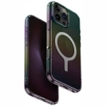Etui UNIQ Iridescia do iPhone 16 Pro Max Magclick Charging midnight