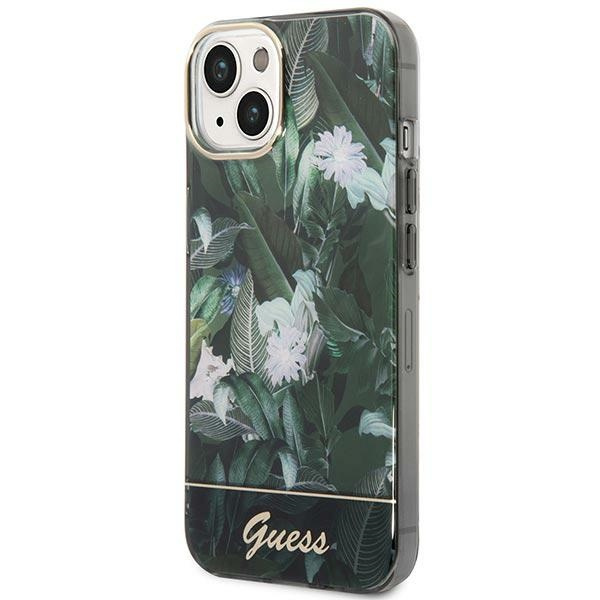 Etui GUESS Apple iPhone 14 Plus Jungle Collection Zielony Hardcase