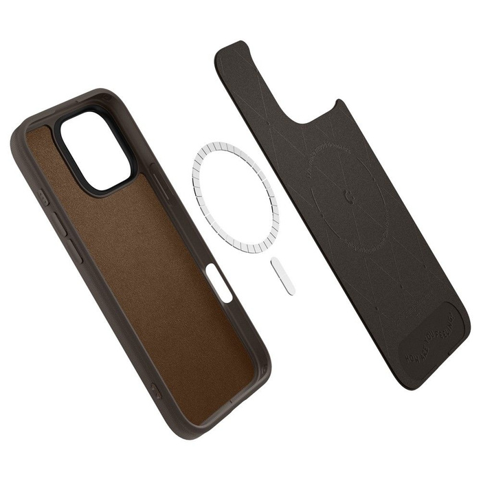 ETUI SPIGEN CYRILL KAJUK MAG MAGSAFE IPHONE 16 PRO MAX SADDLE BROWN