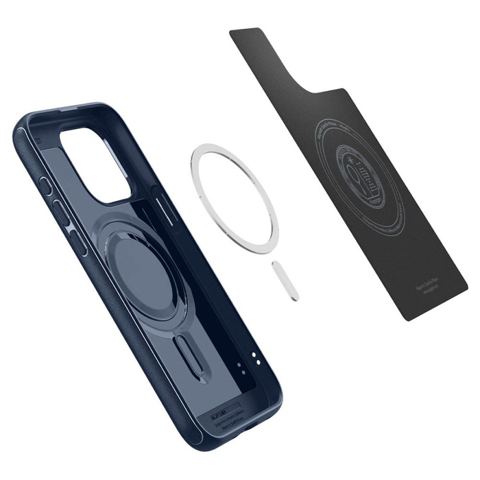 Etui iPhone 15 Pro Max Spigen Mag Armor Magsafe Navy Blue Case