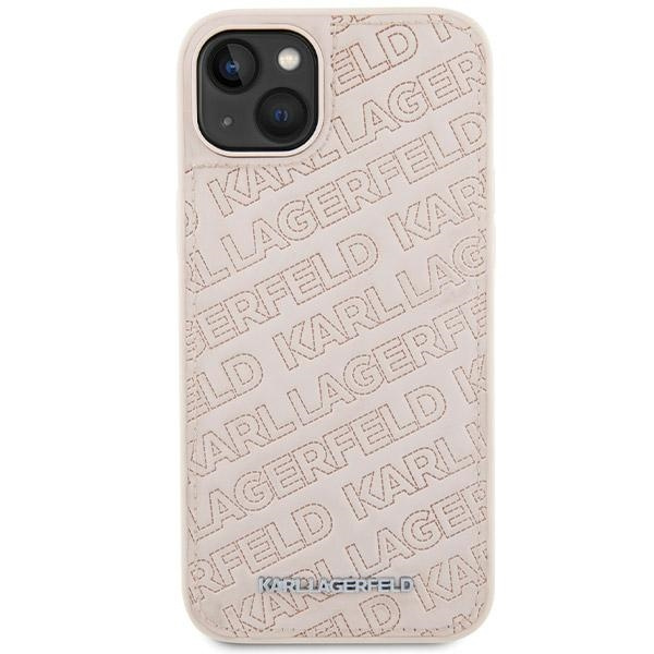 Etui Karl Lagerfeld KLHCP15SPQKPMP iPhone 15 6.1" różowy/pink hardcase Quilted K Pattern Case