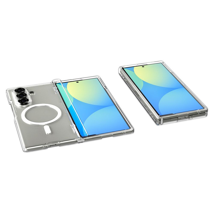 ETUI SPIGEN SAMSUNG GALAXY Z FOLD 7 ULTRA HYBRID PRO MAG MAGSAFE PRZEZROCZYSTE BIAŁE